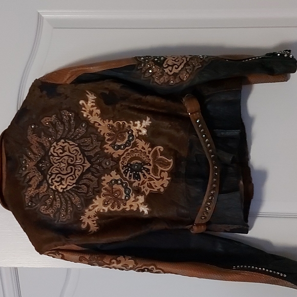 Kippy's Coronado Cowhide Applique Jacket - Picture 2 of 5
